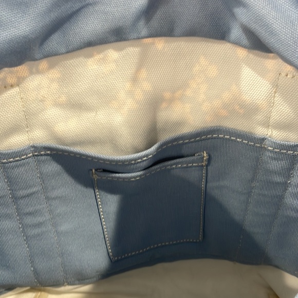 Draper James Lands-End collaboration Medium tote chambray blue - new and unused - Picture 10 of 10